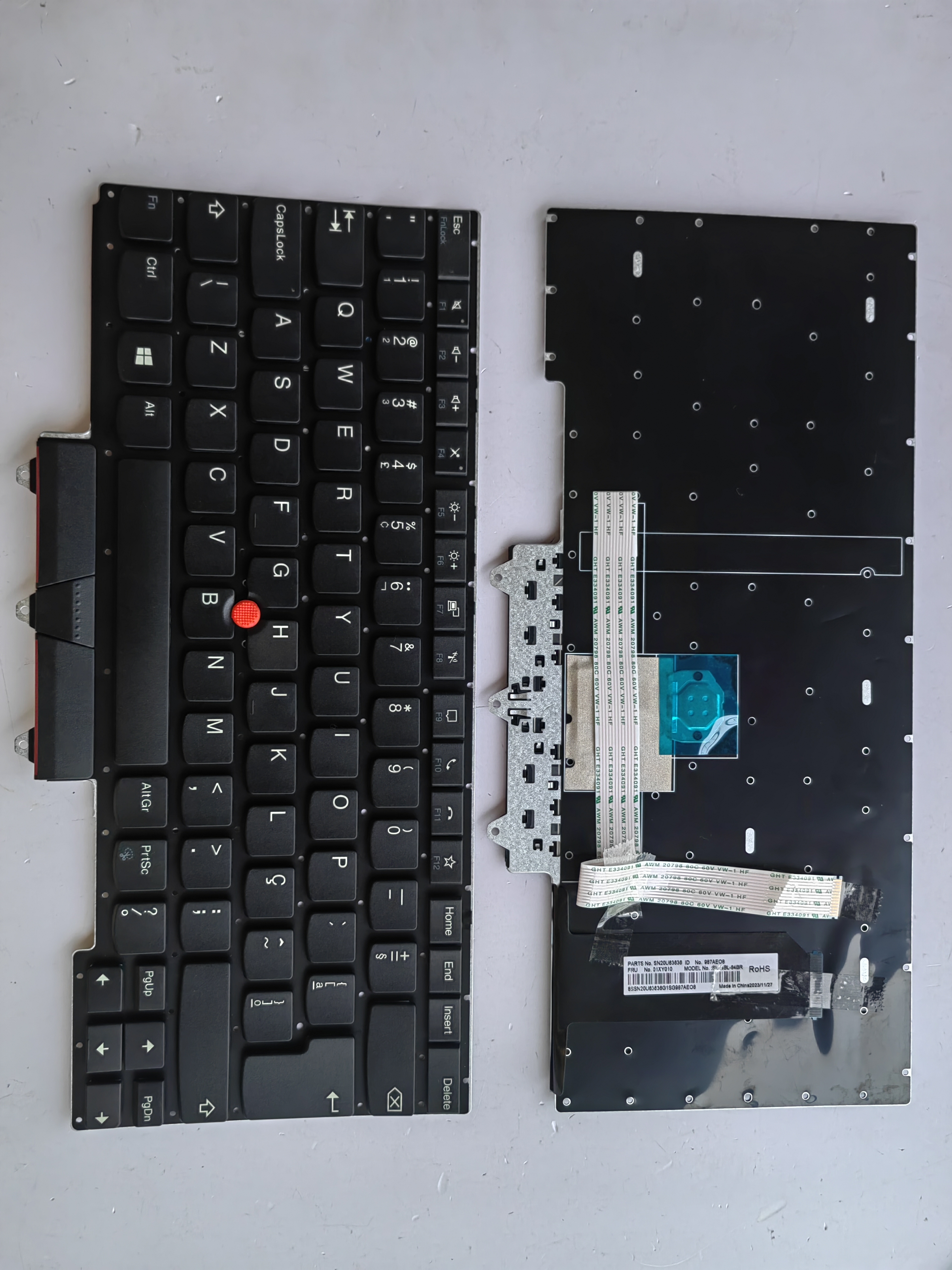 Picture of New Replacement Laptop Keyboard For IBM E14 second generation/E14 GEN2 BLACK With Point (OEM) BR Layout